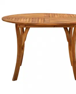 Záhradné stoly Záhradný stôl hnedá Dekorhome 85x85x75 cm