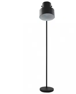 Osvetlenie Stojaca lampa kov Dekorhome Čierna