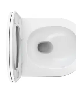 Kúpeľňa OMNIRES - OTTAWA SILENT POWER™ závesný klozet so sedadlom soft-close, 49 x 37 cm, biela matná OTTAWASPXMWBM