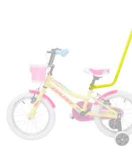 Doplnky na bicykel Vodiaca tlačná tyč na detský bicykel inSPORTline Pushino Green