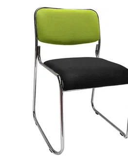 Kancelárske stoličky Konferenčná stolička BULUT Tempo Kondela Čierna / zelená