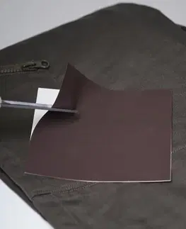 nohavice Nažehľovacia záplata na opravu textilu hnedá