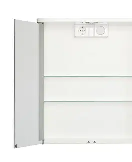 Kúpeľňový nábytok JOKEY Tamrus LED biela zrkadlová skrinka MDF 117312120-0110 117312120-0110