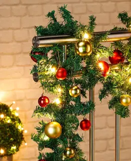 Vianočné dekorácie Umelá LED Vianočná girlanda s ozdobami