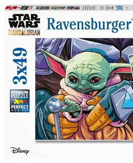 Hračky puzzle RAVENSBURGER - Star Wars: Mandalorian 3x49 dielikov