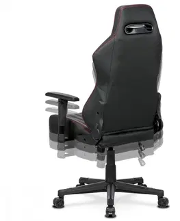 Kancelárske stoličky Herné kreslo E-RACER Autronic Sivá