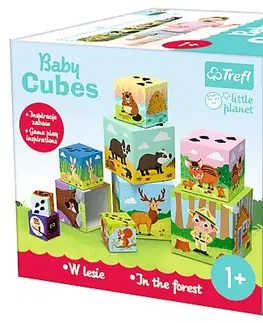 Náučné hračky TREFL - Baby kocky pyramída V lese