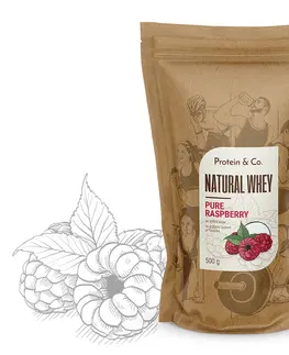 Športová výživa Protein&Co. Natural Whey 1 kg Váha: 500 g, Zvoľ príchuť: Pure raspberry