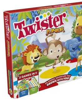 Hračky rodinné spoločenské hry HASBRO - Twister junior cz sk verzia