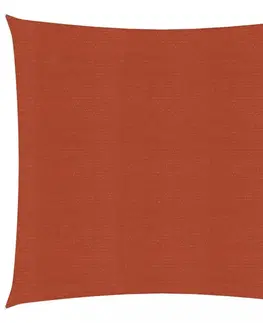 Stínící textilie Tieniaca plachta obdĺžniková HDPE 2,5 x 3 m Dekorhome Červená