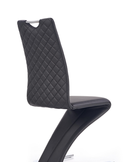 Jedálenské stoličky HALMAR K291 jedálenská stolička čierna