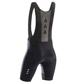 nohavice Pánske cyklistické nohavice RC 500 s výstelkou čierne