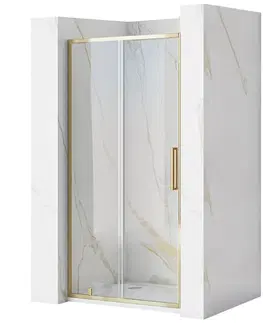 Sprchovacie kúty REA - Posuvné sprchové dvere Rapid Slide 150 zlatá REA-K5617