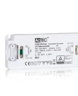 Napájacie zdroje s konštantným prúdom AcTEC AcTEC Slim LED budič CC 700mA, 20W