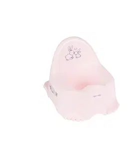 Kúpanie a hygiena TEGA Hrajúci detský nočník protišmykový Bunny ružový