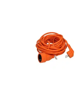 Predlžovacie káble  PS15O predlžovací kábel spojka 1 zásuvka oranžová 7m