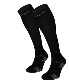 ponožky Kompresné ponožky Recovery EVO BV SPORT čierne