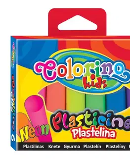 Kreatívne a výtvarné hračky PATIO - Colorino plastelína NEON 6 farieb