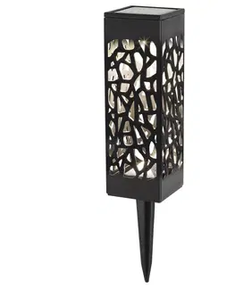 Záhradné lampy Rabalux 8949 Mora Solárne LED zapichovacie svietidlo, čierna