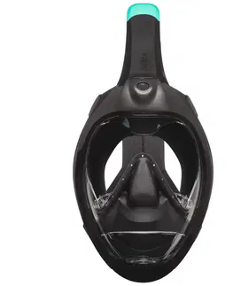 šnorchl Celotvárová maska Easybreath 900 čierna