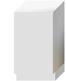 Dvierka a čelá zásuviek pre kuchynske skrinky Predná stena umývačky Livia 45PZ biely hrášok mat