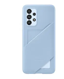 Puzdrá na mobilné telefóny Zadný kryt Card Slot Cover pre Samsung Galaxy A33 5G, svetlá modrá EF-OA336TLEGWW