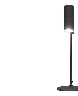 Stolné lampy Norddan 26083 Dizajnová stolová lampa Rapha čierna