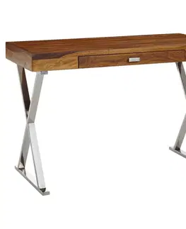 Stoly a stolíky Trendový Písací Stôl Z Masívneho Dreva Š: 120cm