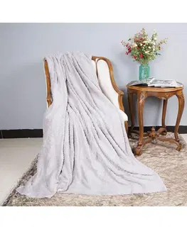 Jednofarebné deky Deka Eltoni 170x220 šedá