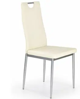 Čalúnené stoličky Stolička W146 eko biela ​​stolička