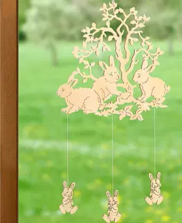 Drobné dekorácie a doplnky Tancujúce zajačiky