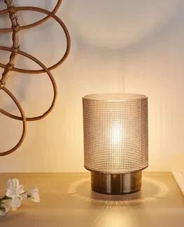 Vnútorné dekoratívne svietidlá Pauleen Pauleen Pure Glamour stolová LED lampa, batéria