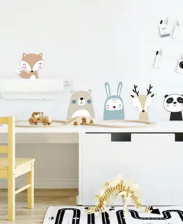 Nálepky na stenu Zvieratká - nálepky do detskej izby