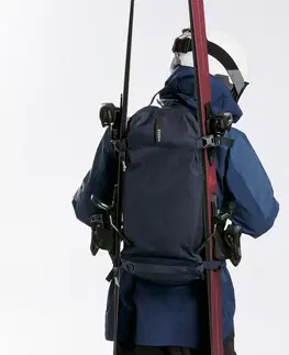 batohy Snowboardový a lyžiarsky batoh FR 100 Defense na freeride tmavomodrý