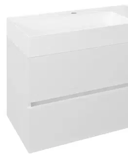 Kúpeľňa SAPHO - ODETTA umývadlová skrinka 82x50x43,5cm, biela lesk DT085-3030