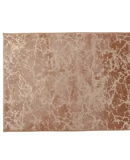 Koberce a koberčeky Moderný koberec, béžová/zlatý vzor, 140x200, RAKEL