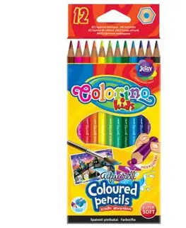 Hračky PATIO - Colorino pastelky akvarelové 12 farieb