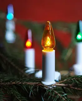 Vianočné dekorácie Svetelná reťaz Felicia farebná, 16 žiaroviek