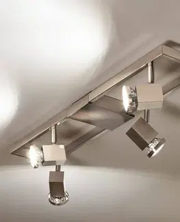 Stropné svietidlá EGLO Štvor-plameňové stropné LED svietidlo Zeraco