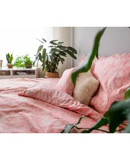 Obliečky Jahu Bavlnené obliečky Pink Blossom, 140 x 200 cm, 70 x 90 cm, 40 x 40 cm