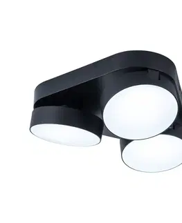 SmartHome stropné svietidlá LUTEC LED stropné bodové svetlá Stanos, CCT 3-pl. čierna