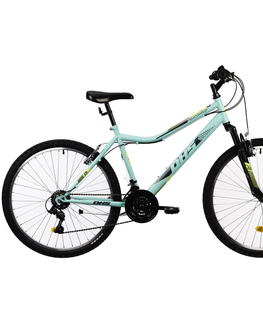 Bicykle Dámsky horský bicykel DHS 2604 26" 7.0 Turquoise - 18" (161-170 cm)