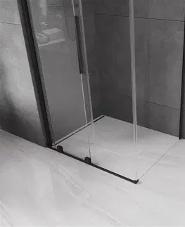 Sprchovacie kúty MEXEN/S - Velár sprchovací kút 120 x 85, transparent, čierna 871-120-085-01-70