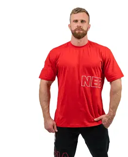 Pánske tričká Tričko s krátkym rukávom Nebbia Dedication 709 Red - L