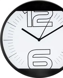 Hodiny Nástenné hodiny MPM, 2487.90 - čierna, 25cm