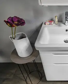 Kúpeľňa SAPHO - ELLA umývadlová skrinka 56,5x65x43cm, 2x zásuvka, biela EL062-3030