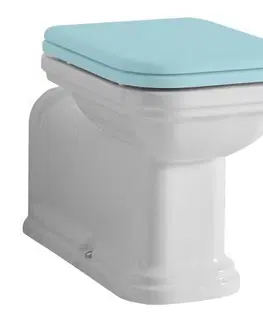 Záchody KERASAN - WALDORF WC misa 37x65cm, spodný/zadný odpad, biela 411601