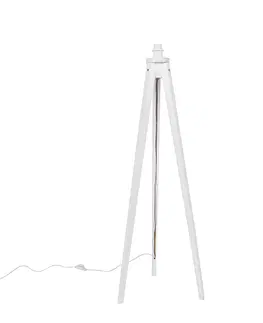 Stojace lampy Vidiecka stojaca lampa trojnožka biela - Tripod Classic