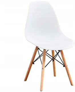 Plastové stoličky Stolička York biela