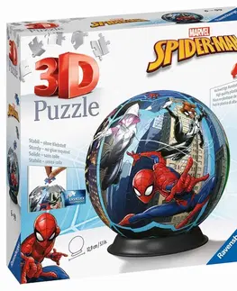 Hračky puzzle RAVENSBURGER - Puzzle-Ball Spiderman 72 dielikov